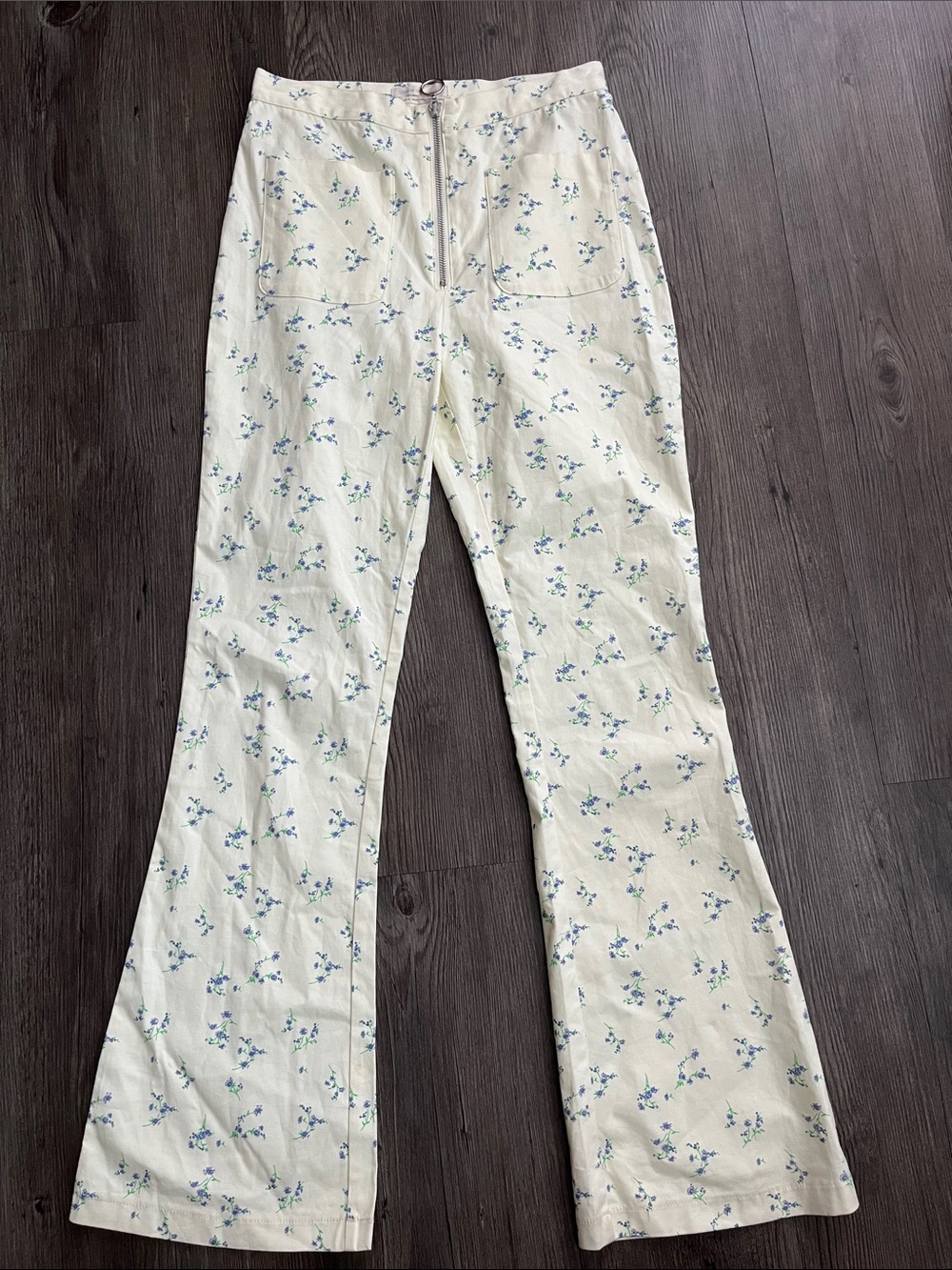 URBAN OUTFITTERS Floral Wide-Leg Pants